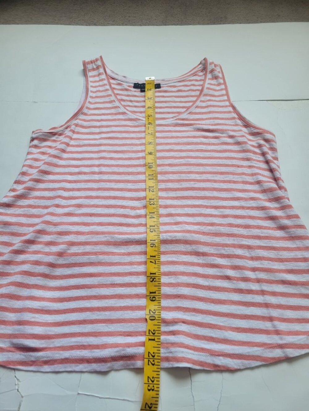 Sanctuary Clothing Ruby Linen Striped Tank Top is a sleeveless casual top Linen - Picture 8 of 9